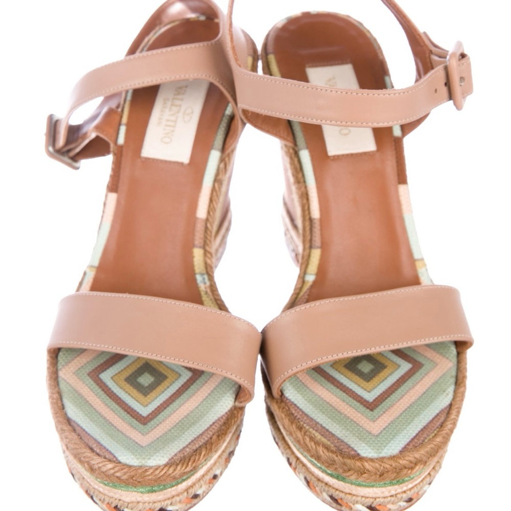 Authentic Valentino platform espadrilles